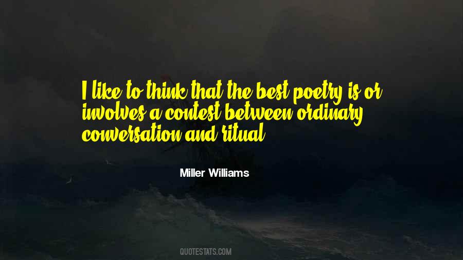 Miller Williams Quotes #1212862