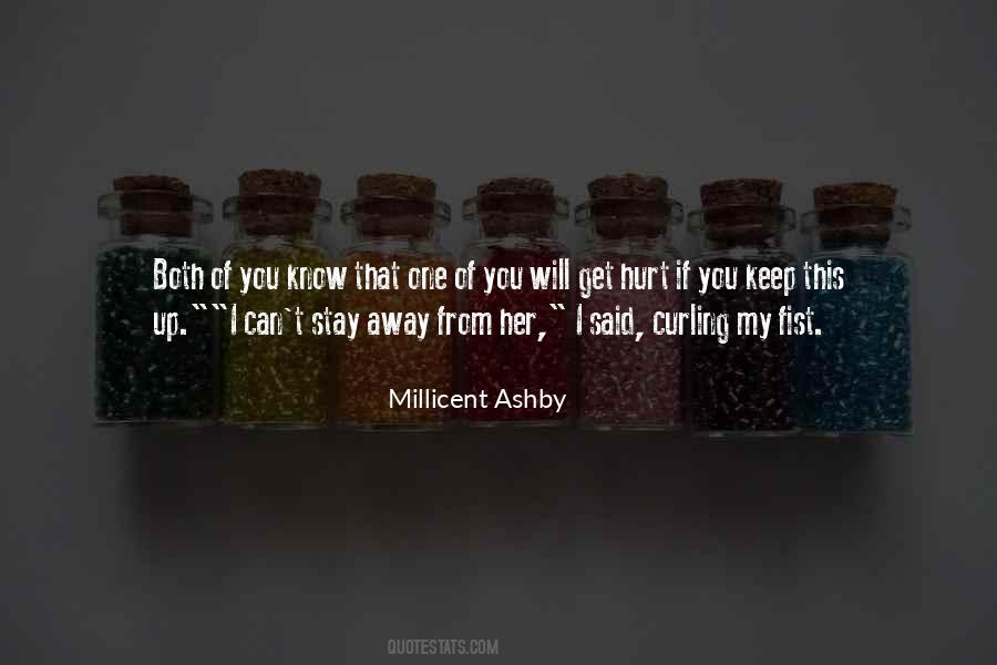 Millicent Ashby Quotes #1026778