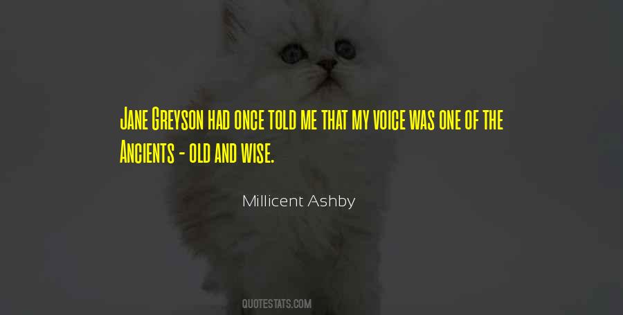 Millicent Ashby Quotes #752021