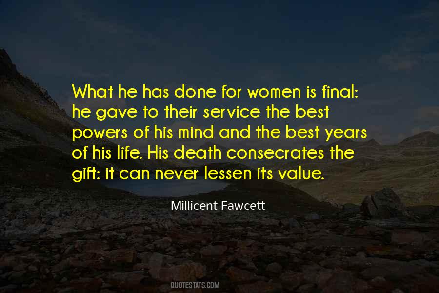 Millicent Fawcett Quotes #1217276