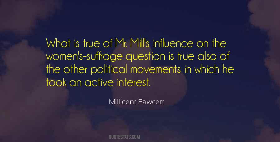 Millicent Fawcett Quotes #881052