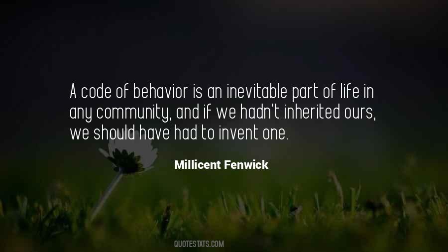 Millicent Fenwick Quotes #1123088