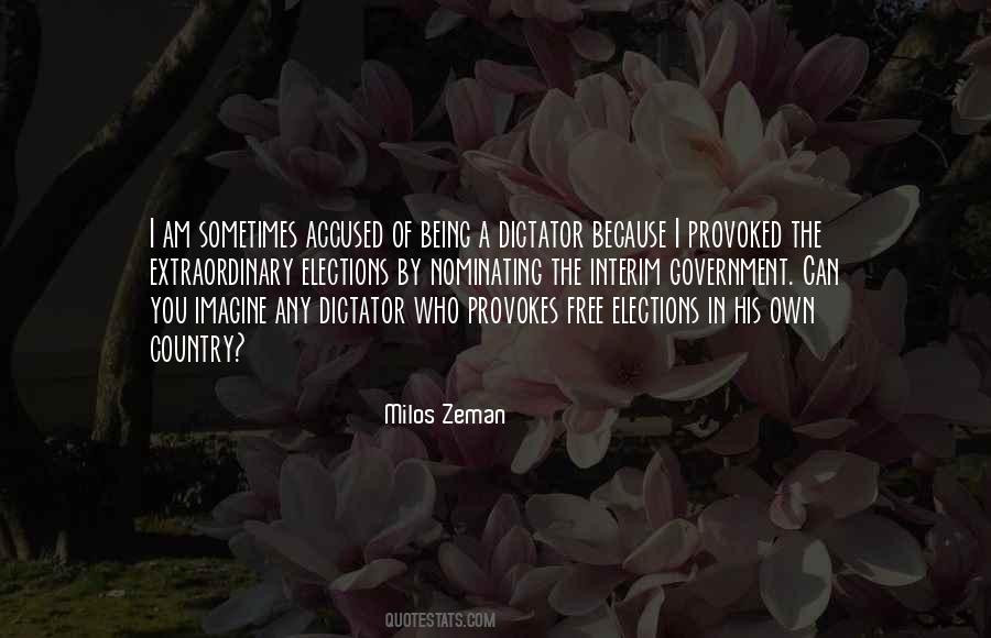 Milos Zeman Quotes #6430