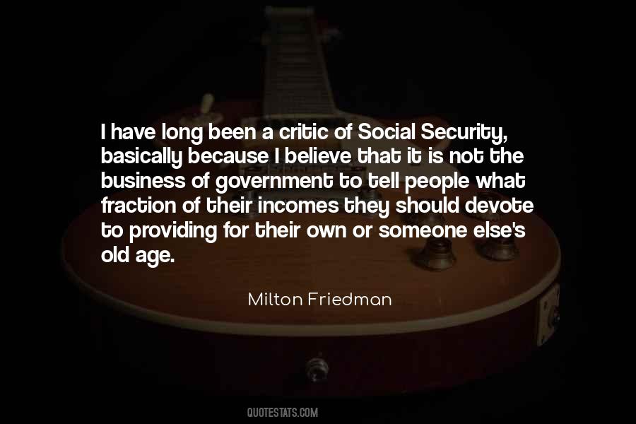 Milton Friedman Quotes #1261634