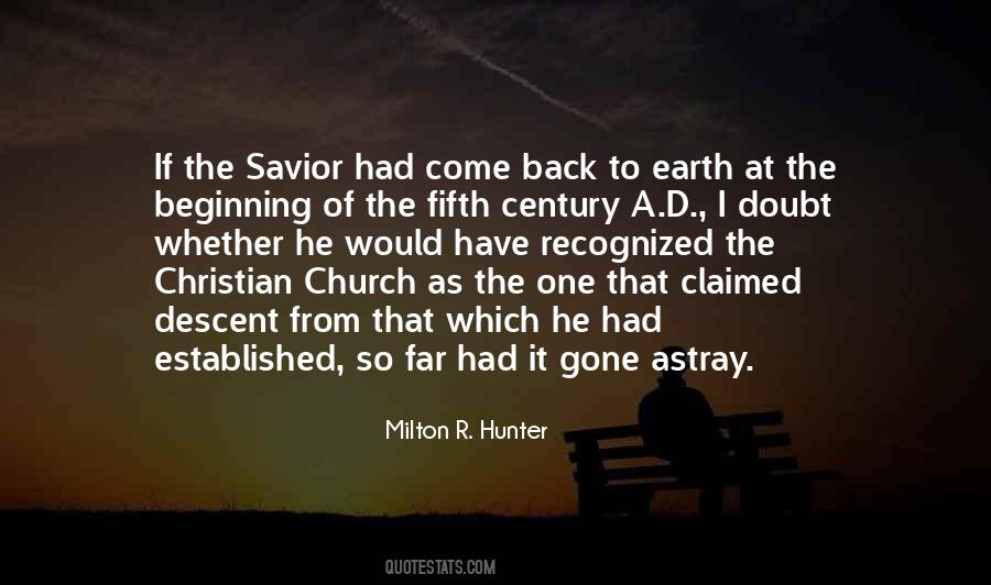 Milton R. Hunter Quotes #1429867