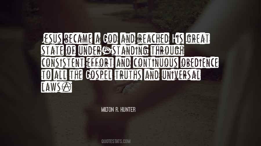 Milton R. Hunter Quotes #902483