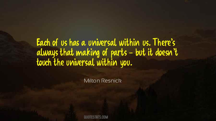 Milton Resnick Quotes #767641