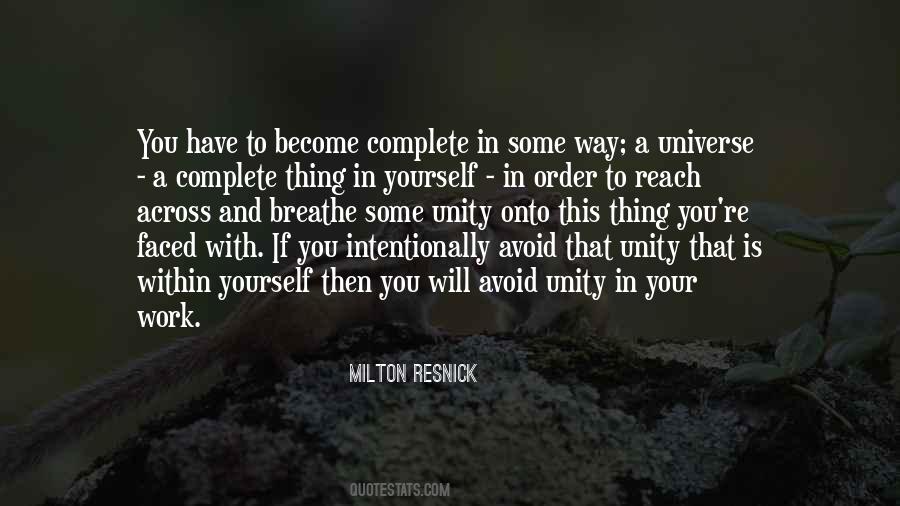 Milton Resnick Quotes #997038