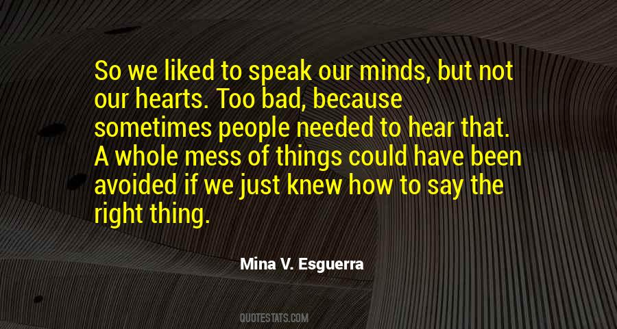 Mina V. Esguerra Quotes #1403342