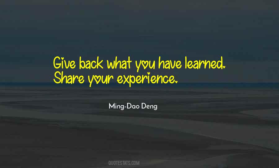 Ming-Dao Deng Quotes #1650232