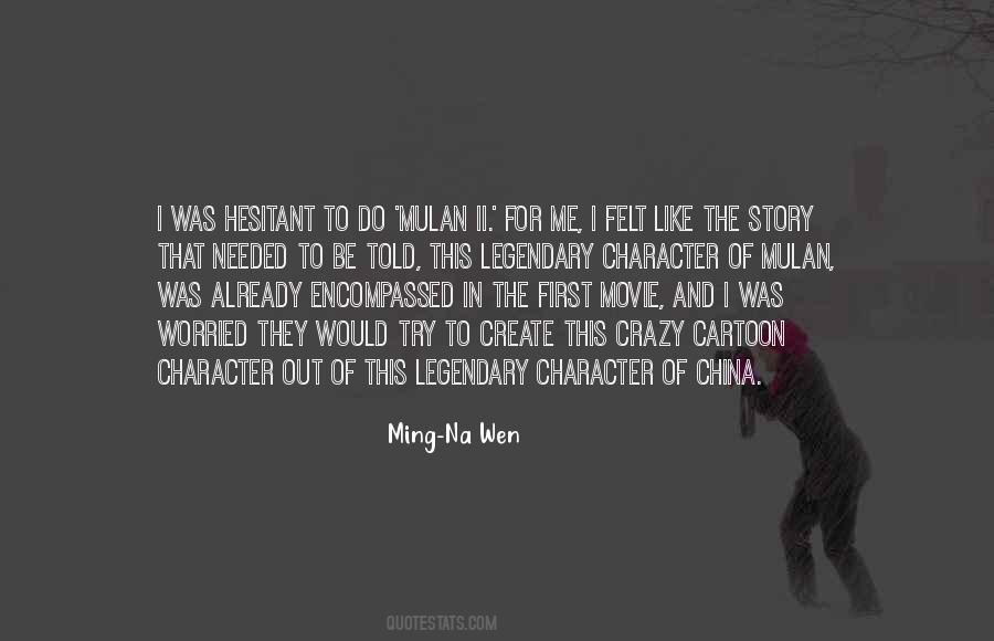 Ming-Na Wen Quotes #1093074