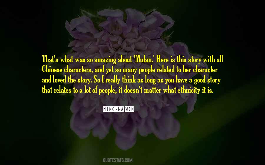 Ming-Na Wen Quotes #1255523