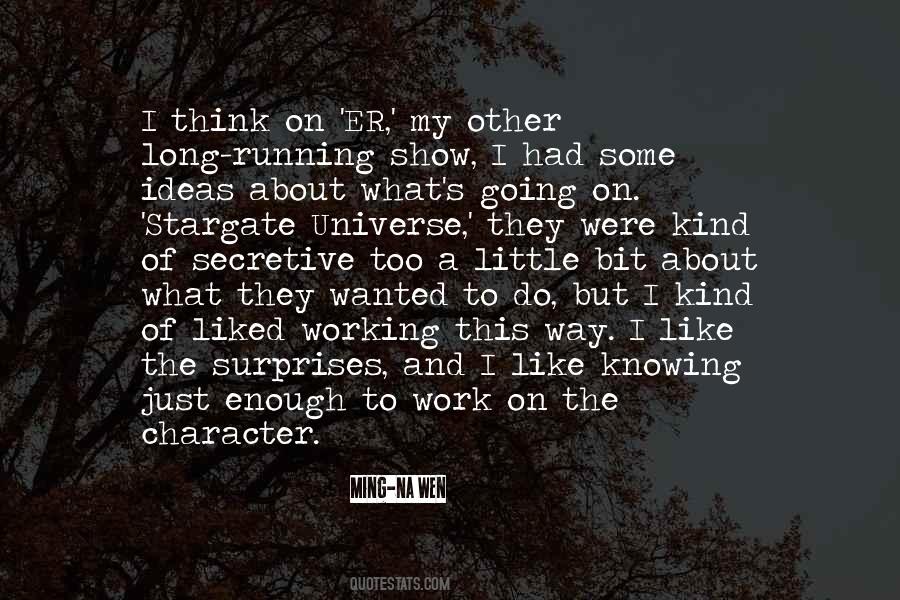 Ming-Na Wen Quotes #1362800