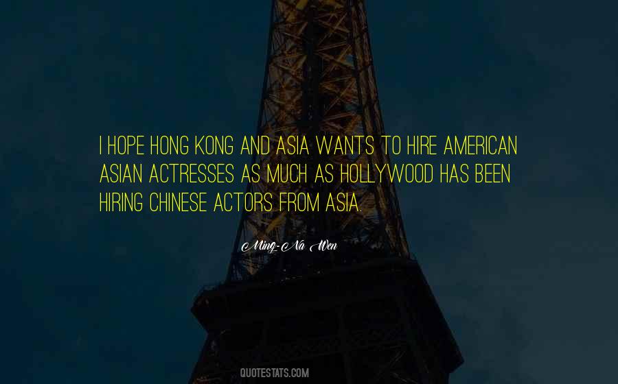 Ming-Na Wen Quotes #761751