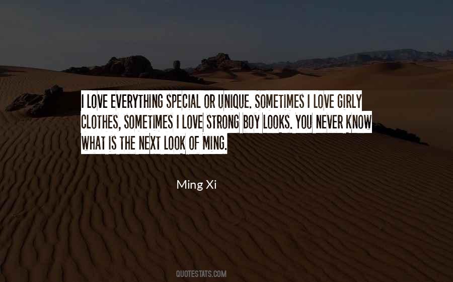 Ming Xi Quotes #159244