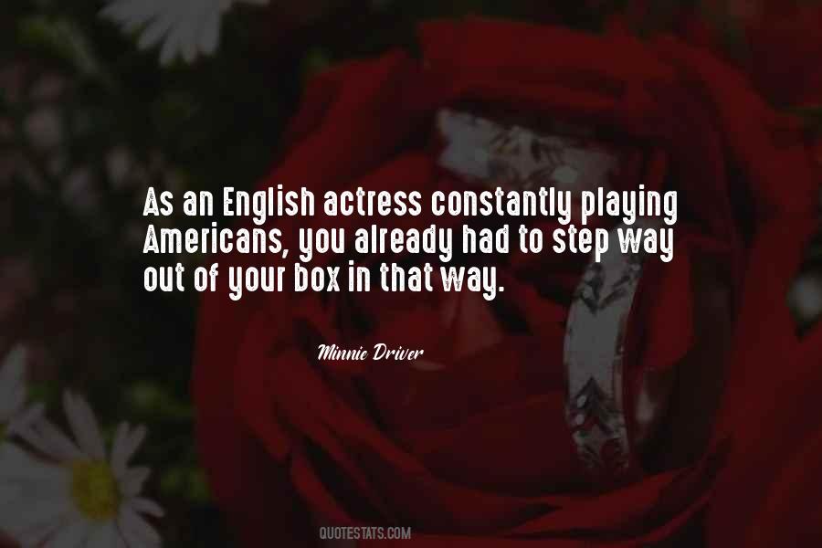 Minnie Driver Quotes #15518
