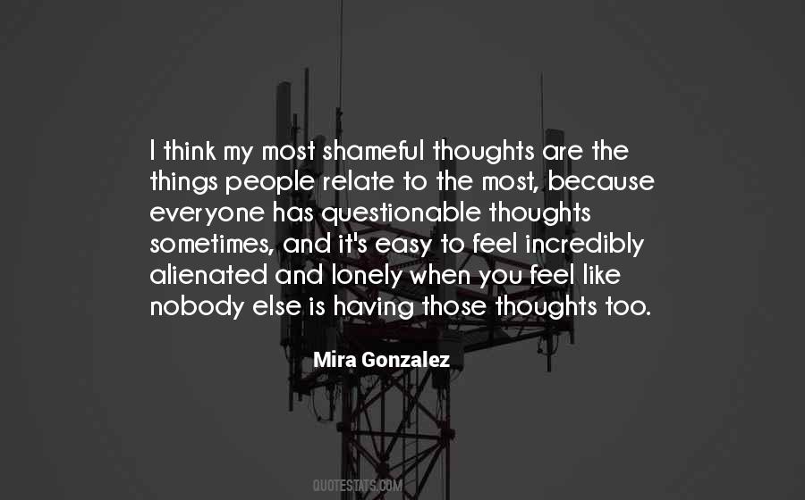 Mira Gonzalez Quotes #1024355