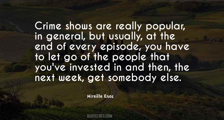 Mireille Enos Quotes #1855726