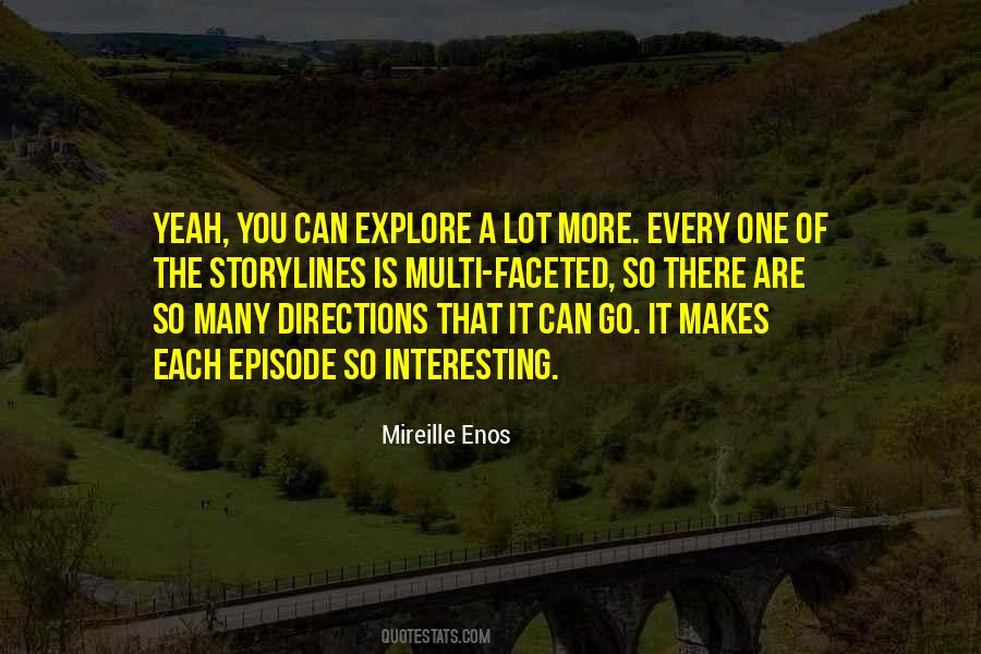Mireille Enos Quotes #973443