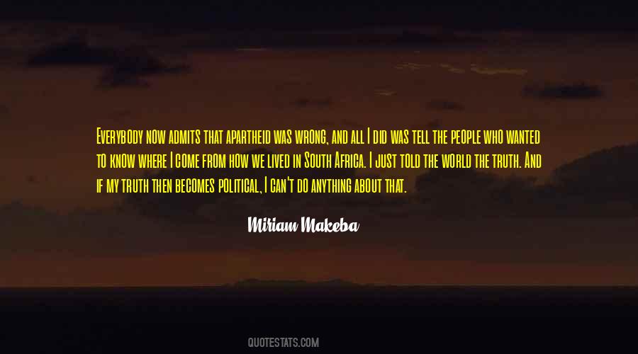 Miriam Makeba Quotes #250412