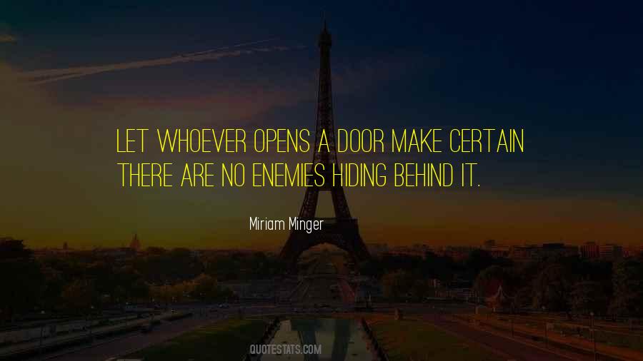 Miriam Minger Quotes #1277854