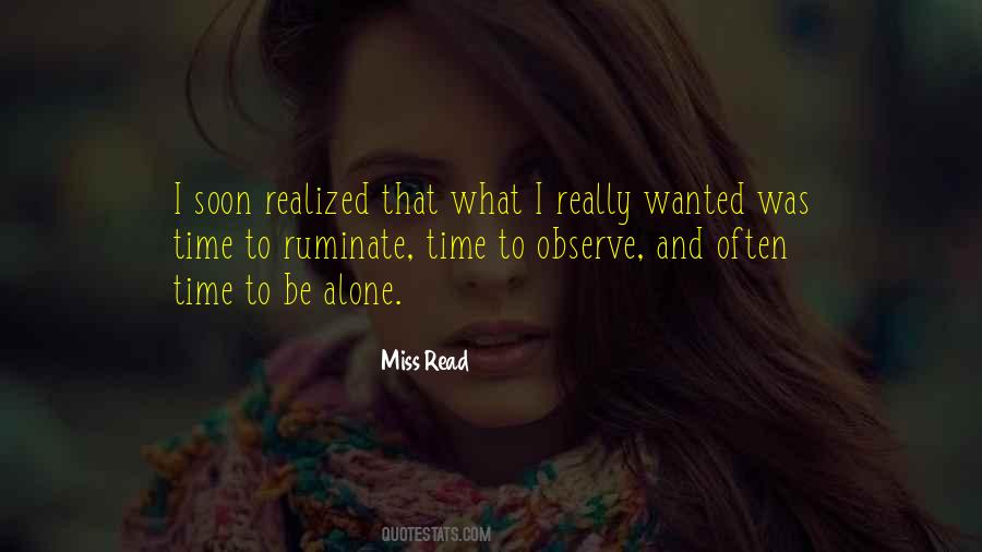 Miss Read Quotes #732120