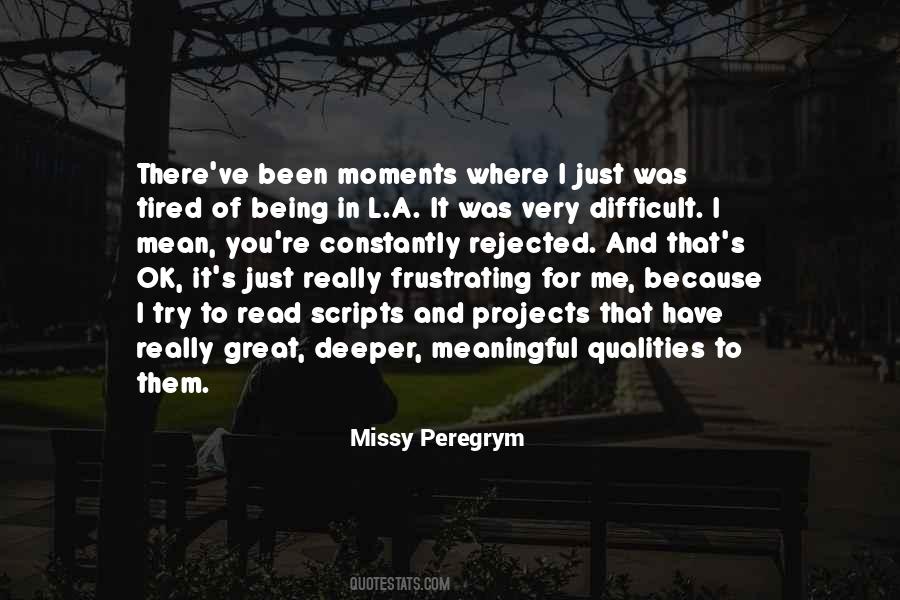 Missy Peregrym Quotes #1544308