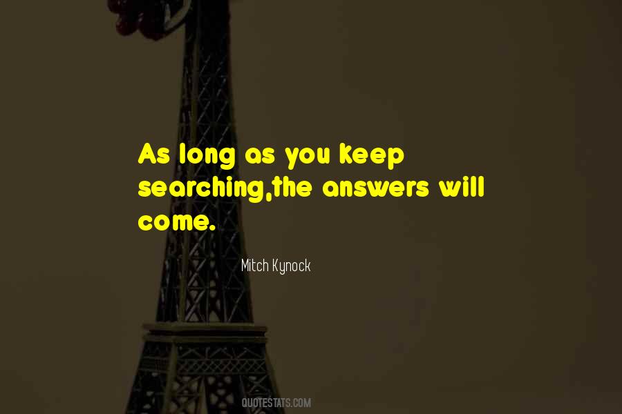 Mitch Kynock Quotes #1685094