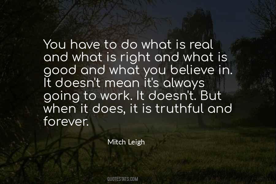 Mitch Leigh Quotes #226292