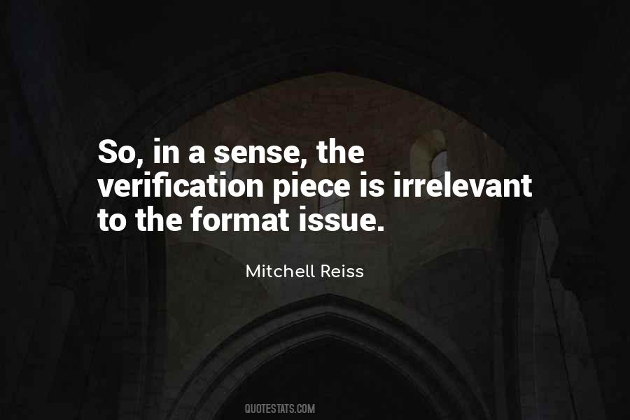 Mitchell Reiss Quotes #1803219