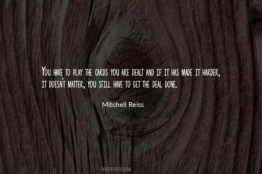 Mitchell Reiss Quotes #989679