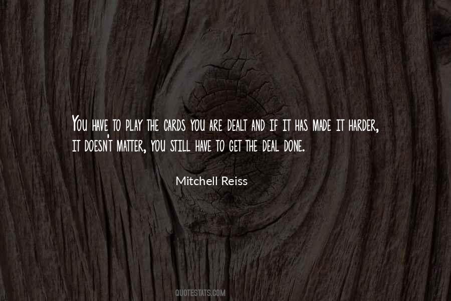 Mitchell Reiss Quotes #989679