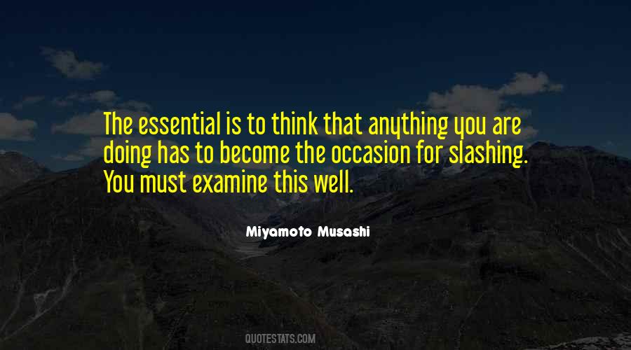 Miyamoto Musashi Quotes #1764350