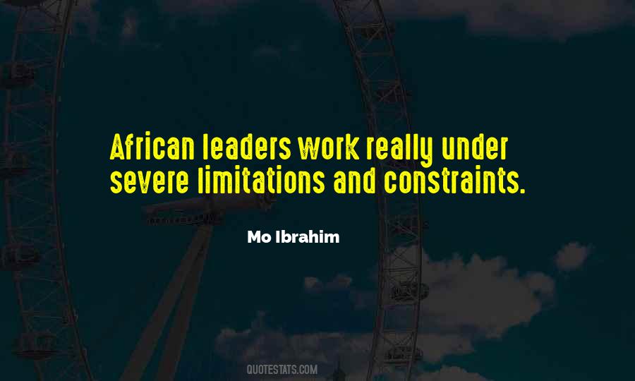 Mo Ibrahim Quotes #760078
