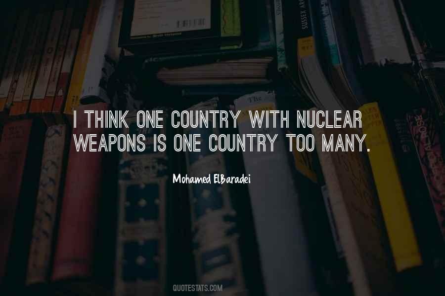 Mohamed ElBaradei Quotes #1268465