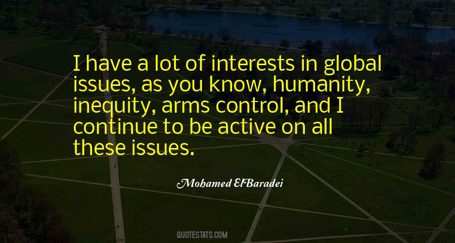 Mohamed ElBaradei Quotes #1492442