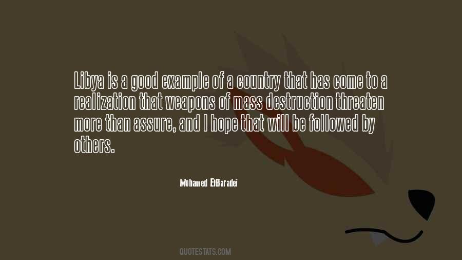 Mohamed ElBaradei Quotes #1594085