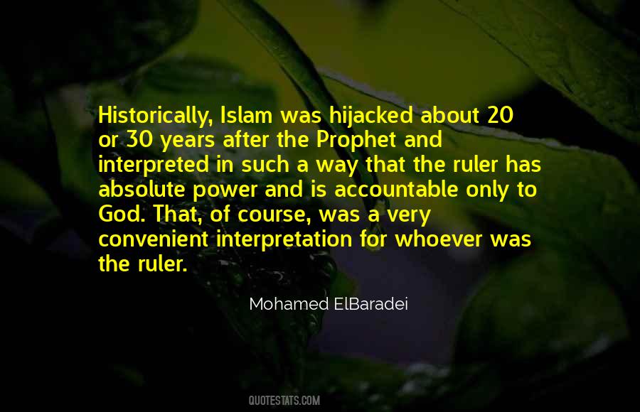 Mohamed ElBaradei Quotes #324966
