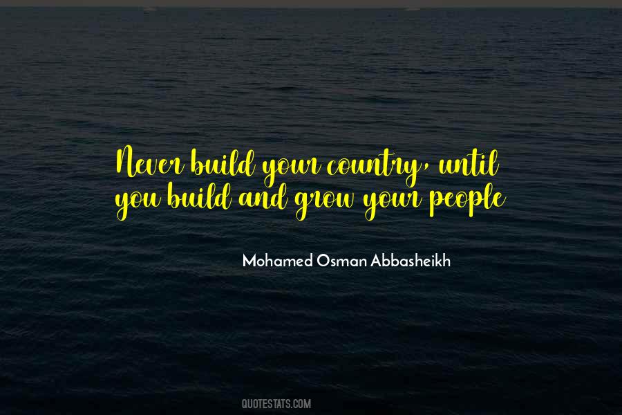 Mohamed Osman Abbasheikh Quotes #1378899