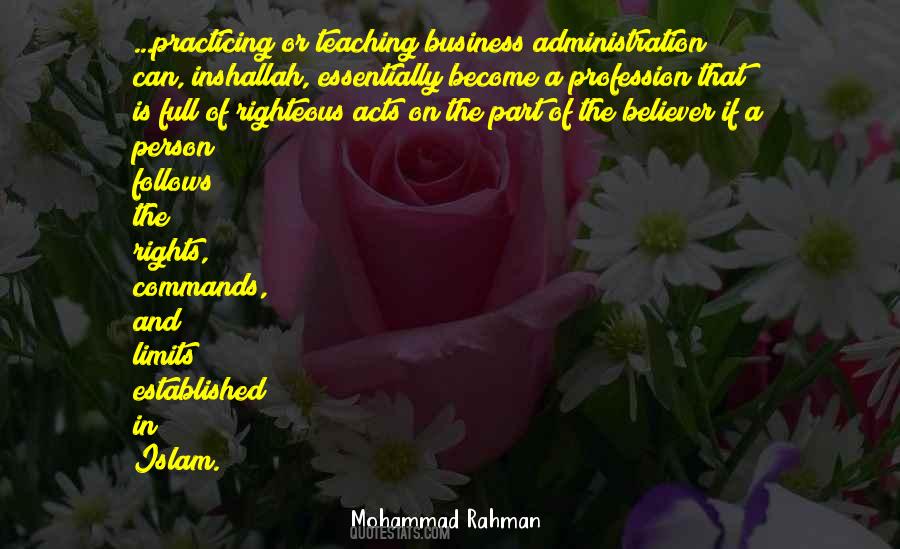 Mohammad Rahman Quotes #776912