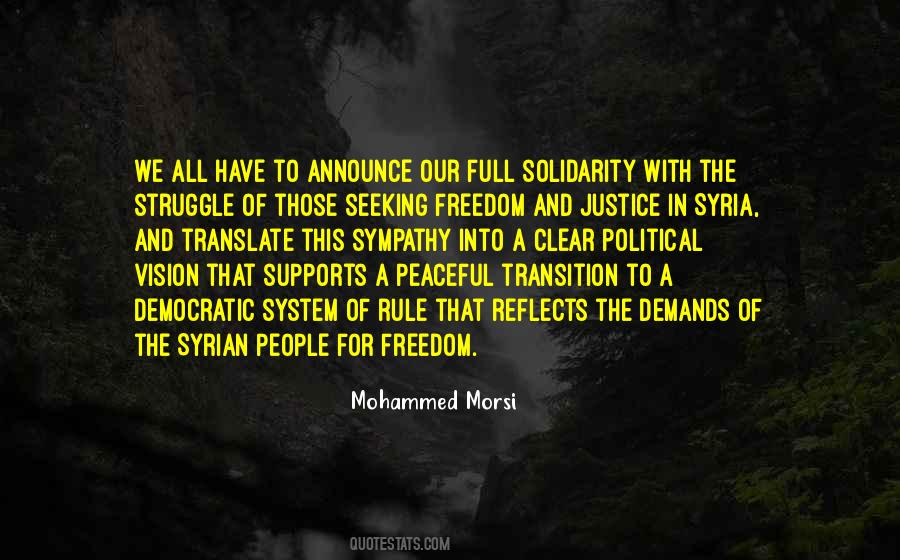 Mohammed Morsi Quotes #353491