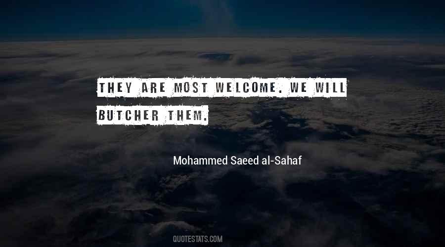 Mohammed Saeed Al-Sahaf Quotes #1004684