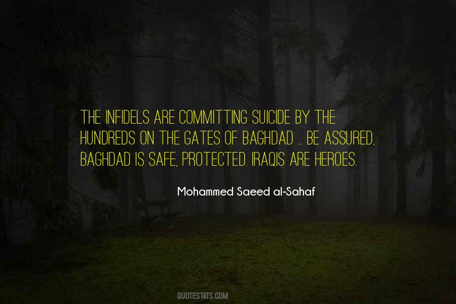 Mohammed Saeed Al-Sahaf Quotes #1310299