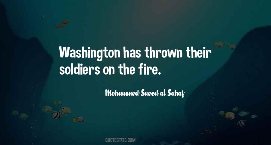 Mohammed Saeed Al-Sahaf Quotes #1353290