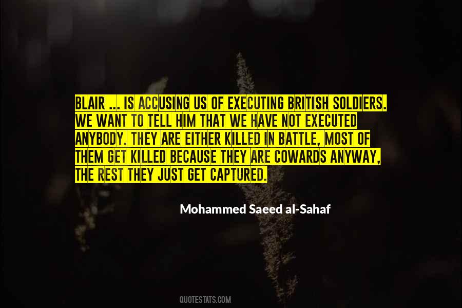 Mohammed Saeed Al-Sahaf Quotes #1405407