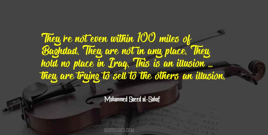 Mohammed Saeed Al-Sahaf Quotes #1652631