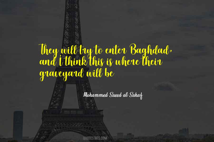 Mohammed Saeed Al-Sahaf Quotes #256109