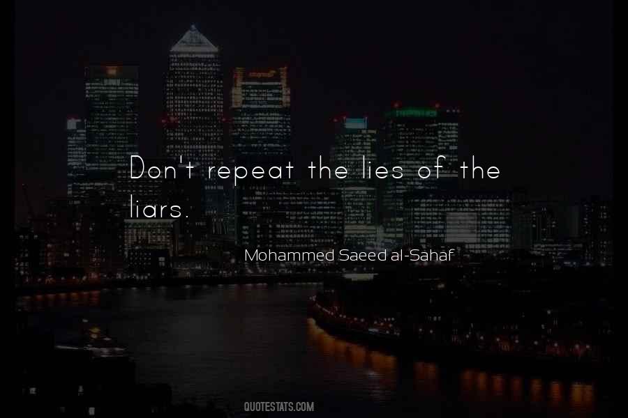 Mohammed Saeed Al-Sahaf Quotes #345578
