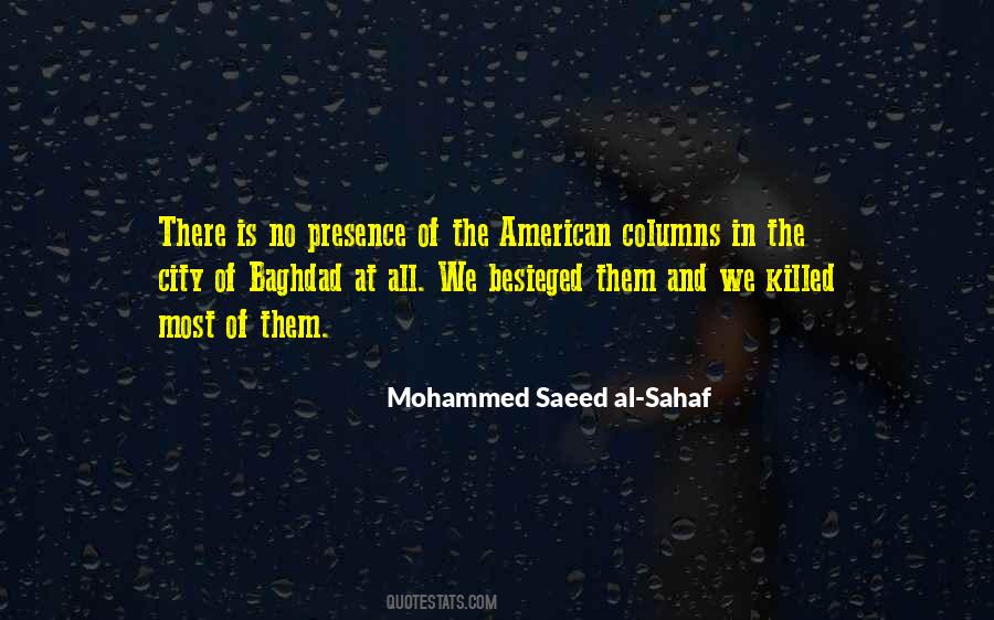 Mohammed Saeed Al-Sahaf Quotes #741995