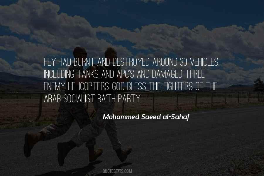 Mohammed Saeed Al-Sahaf Quotes #837840